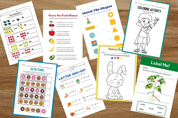 Fun Activities - Tracing, Puzzles, and more