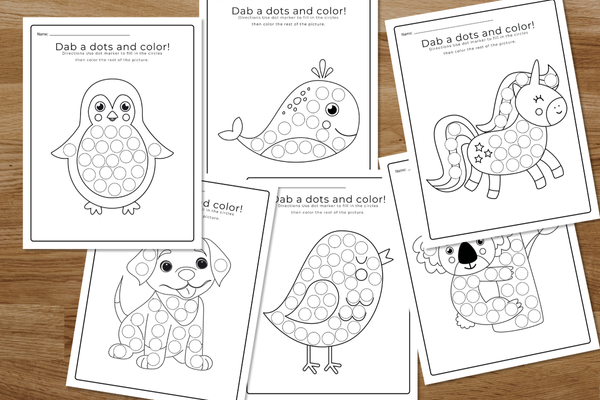 Alphabets - Tracing and Dab