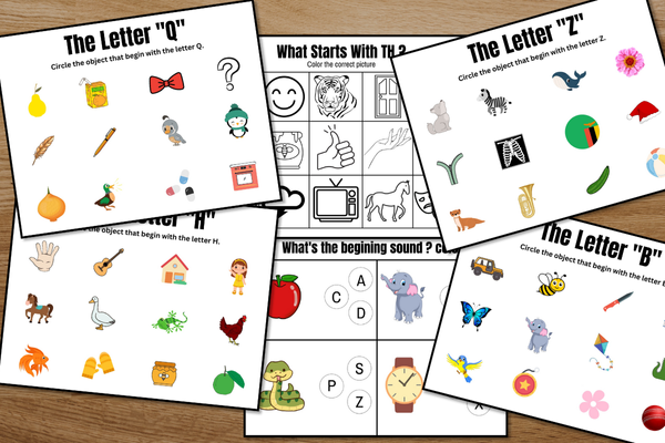 Alphabets - Beginning Sounds and Letter Identification 