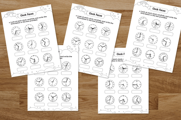 Write the Time - Understanding Clocks