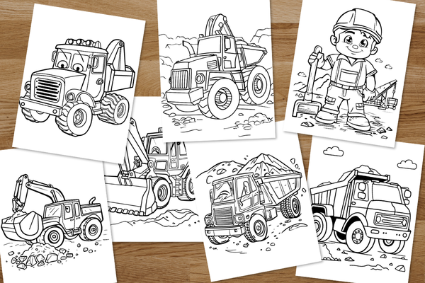 Love for Big Vehicles - Coloring