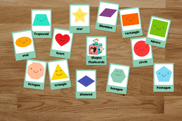 Learn Shapes through Flashcards