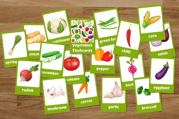Vegetables Flashcards