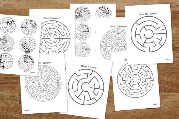 300 Circular Mazes