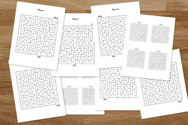 1000 Mazes for the Smarties