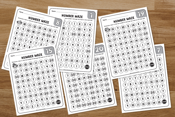 Number Maze Puzzle