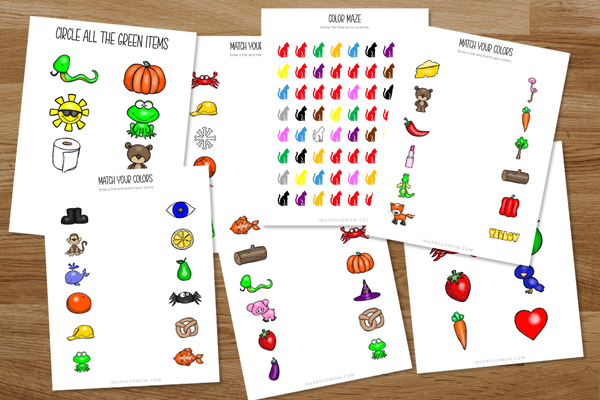 Colours & Fun Activity Sheets