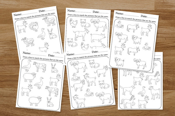 Match The Farm Animals V1