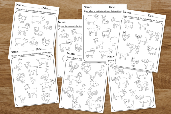 Match The Farm Animals V2