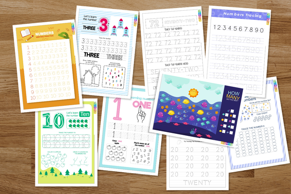 Numbers and Counting Worksheet (Popular)