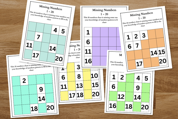 Missing Numbers (1-20)