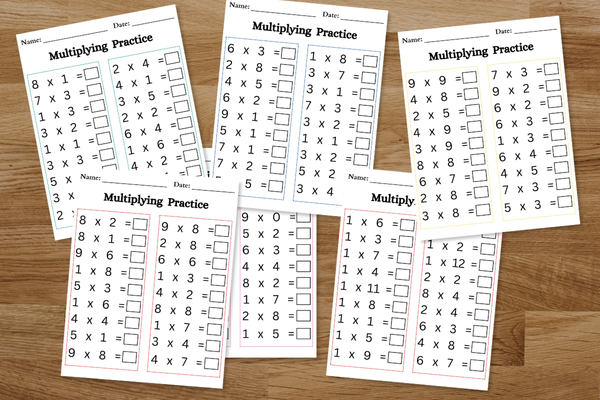 Multiplying Practice