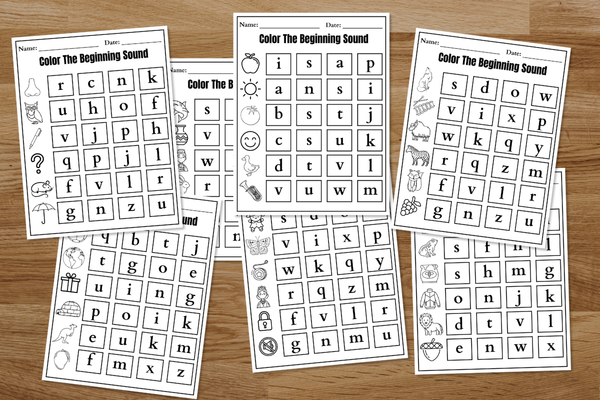 Color The Beginning Sound