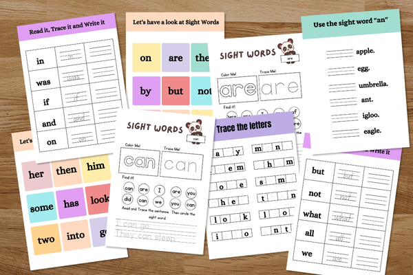 Learning Sight Words