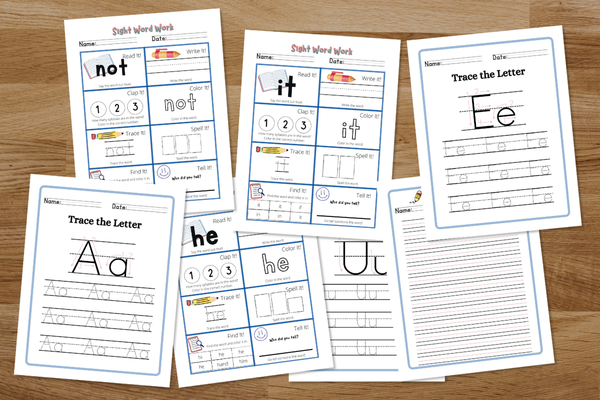 Sight Words Activity Workbook