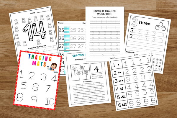 Tracing Numbers Activity