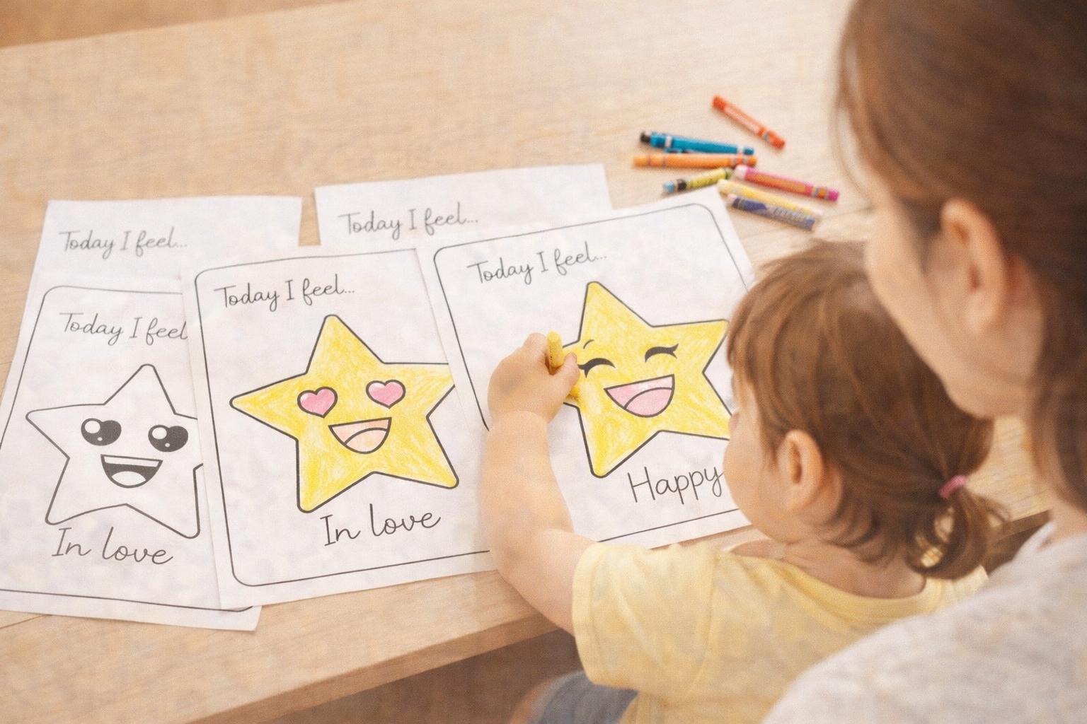 Emotion Coloring Pages