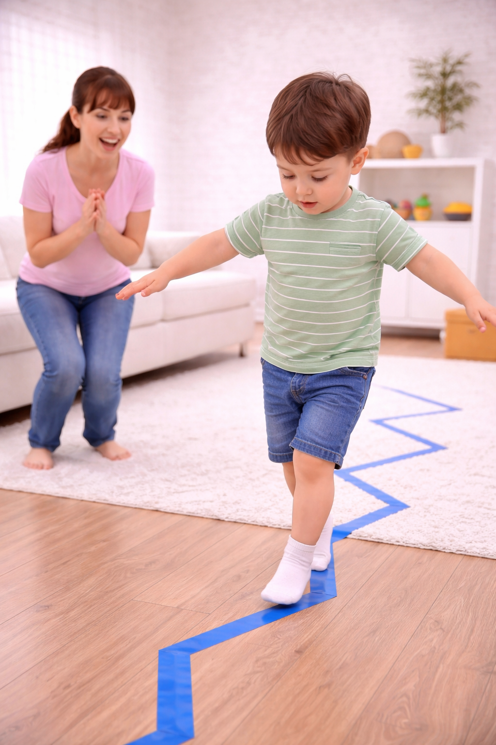 Zigzag Line Walker
