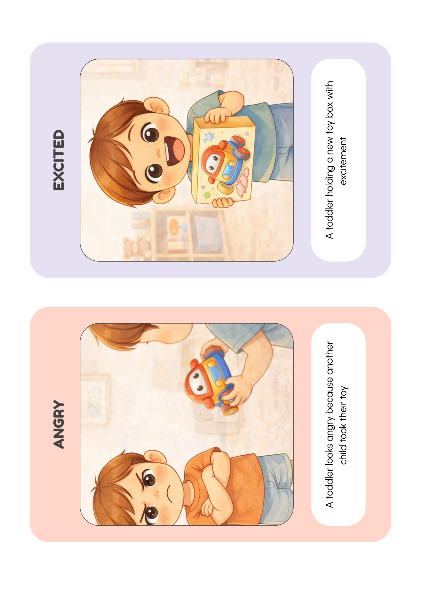 Learn emotions at an early stage