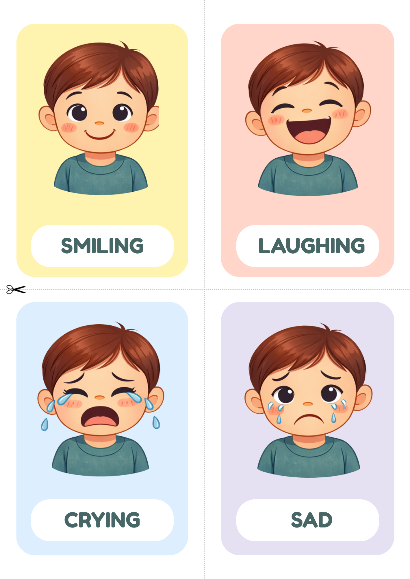 Learn emotions at an early stage