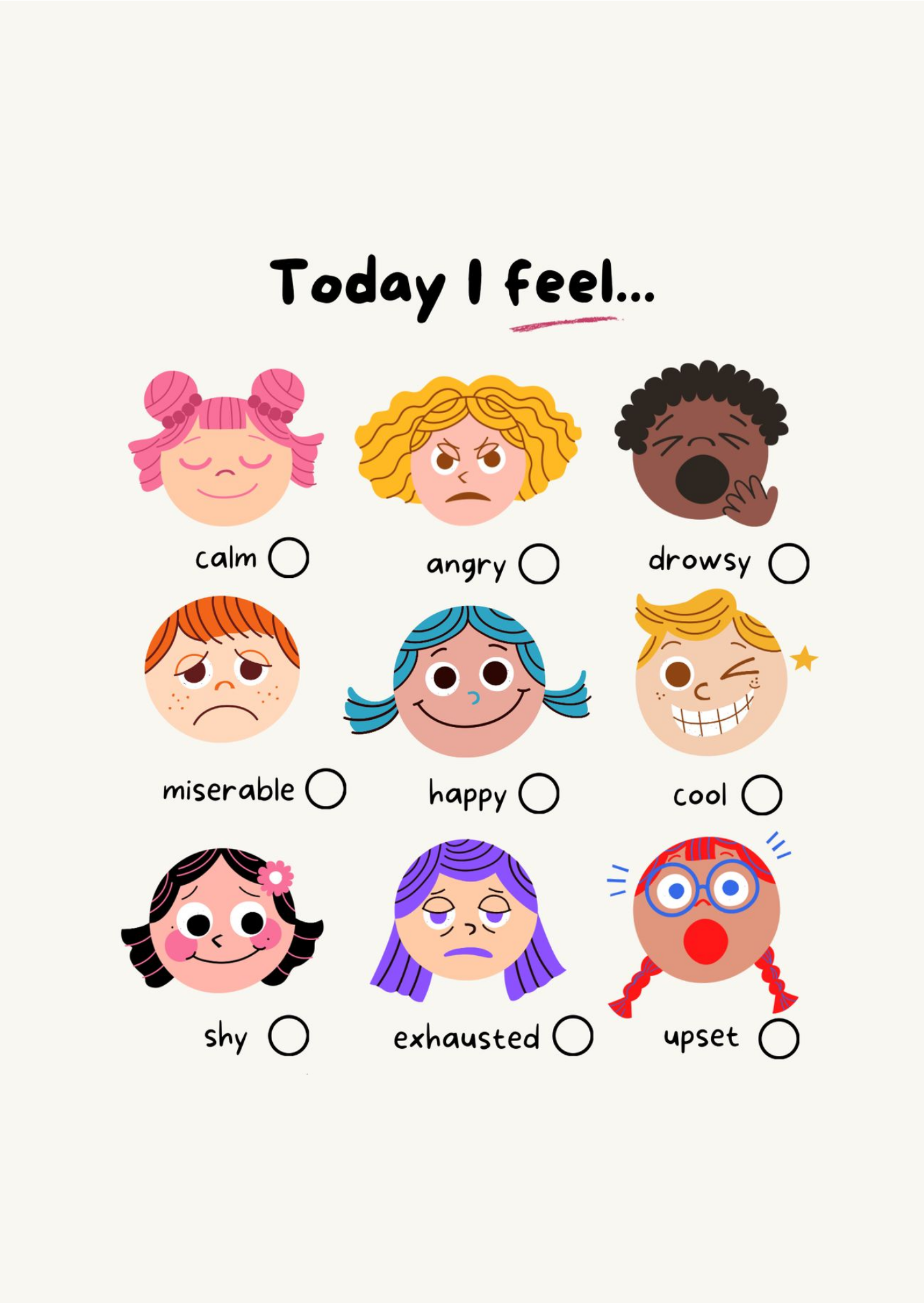 Learn emotions at an early stage
