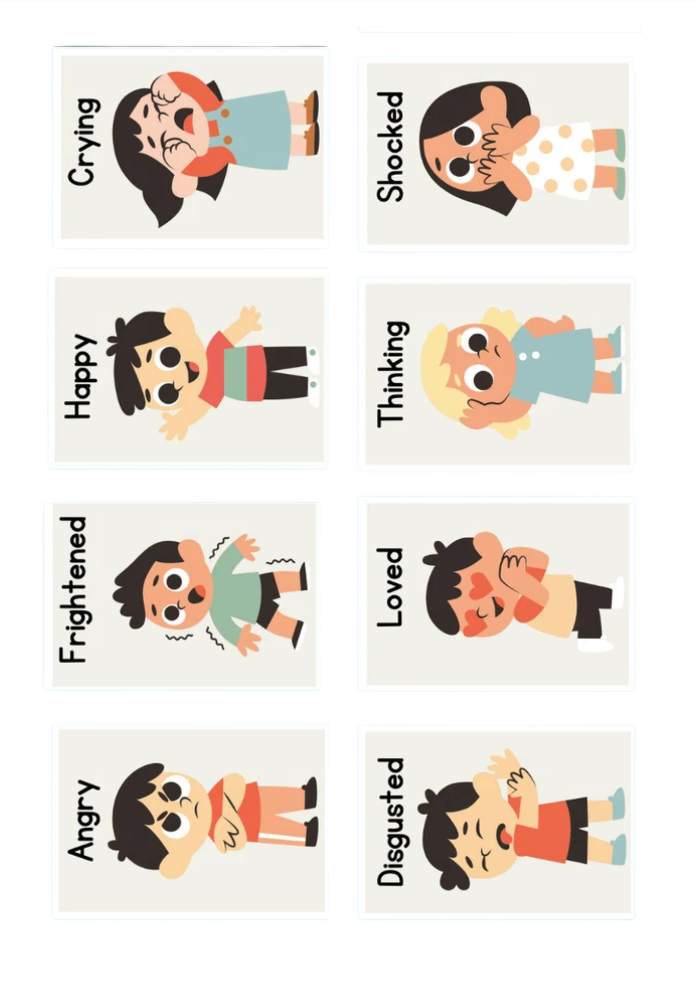 Learn emotions at an early stage