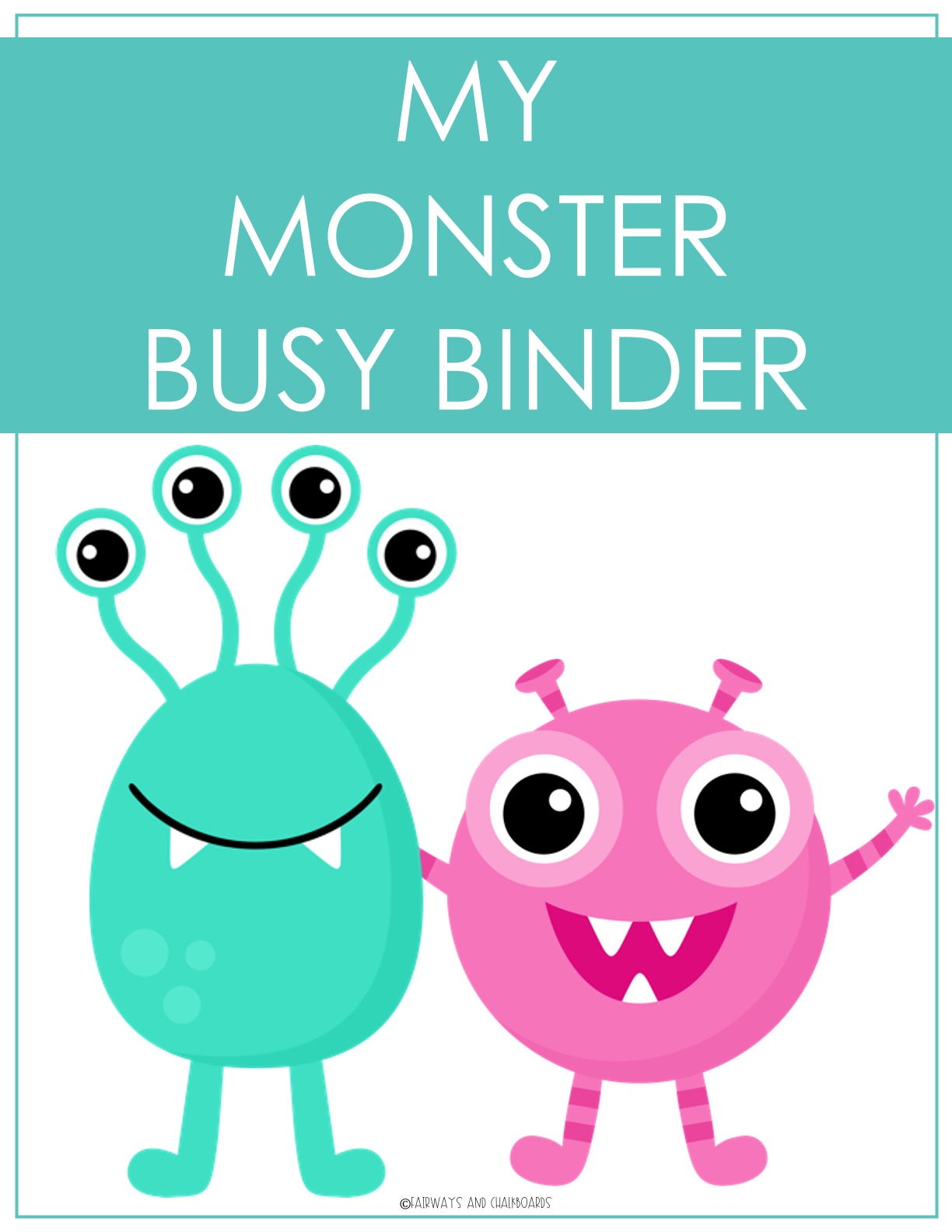 Monster Busy Book