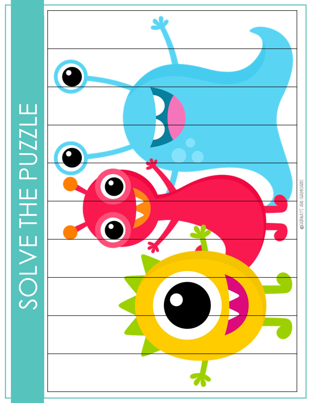 Monster Busy Book
