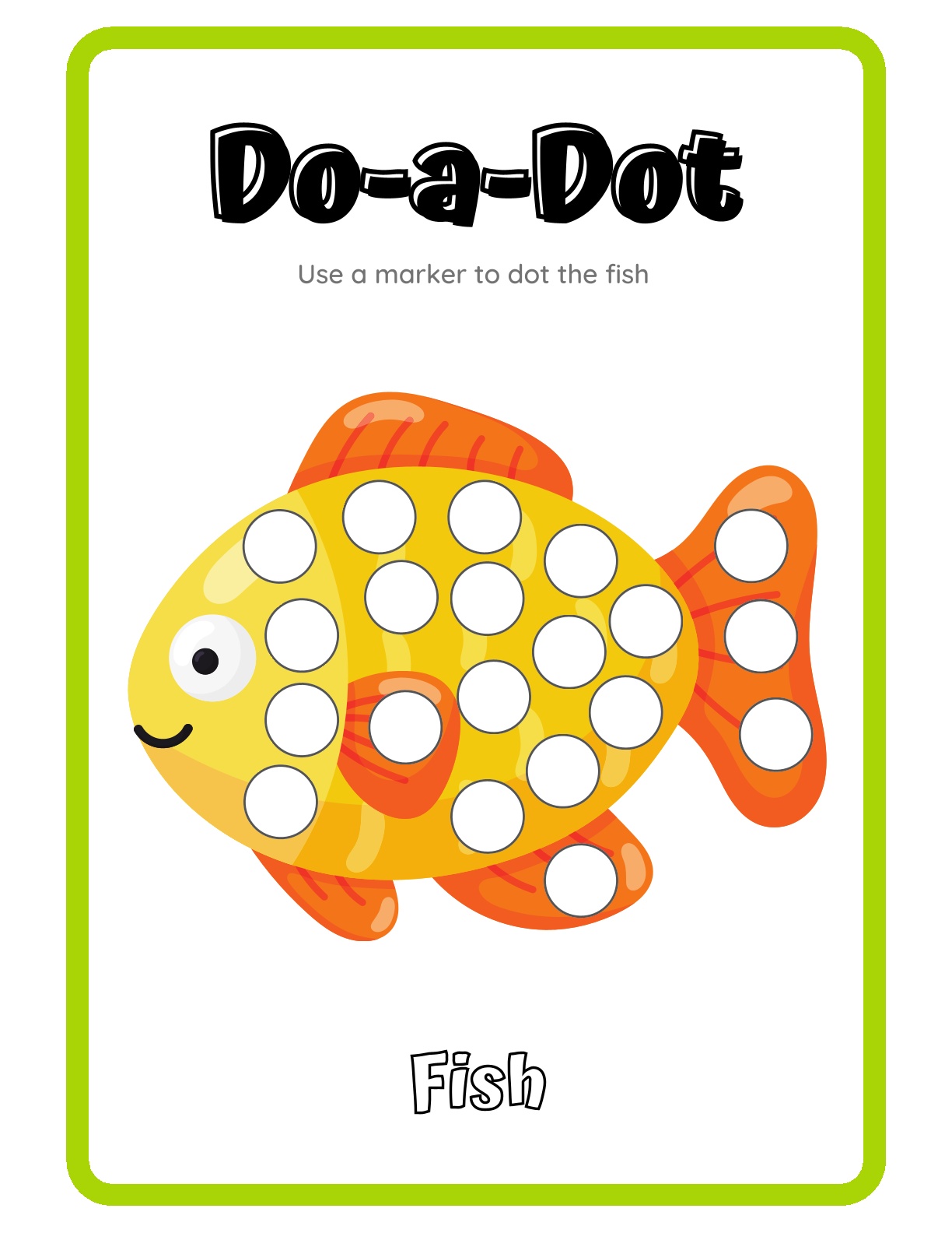 Do-a-dot activities