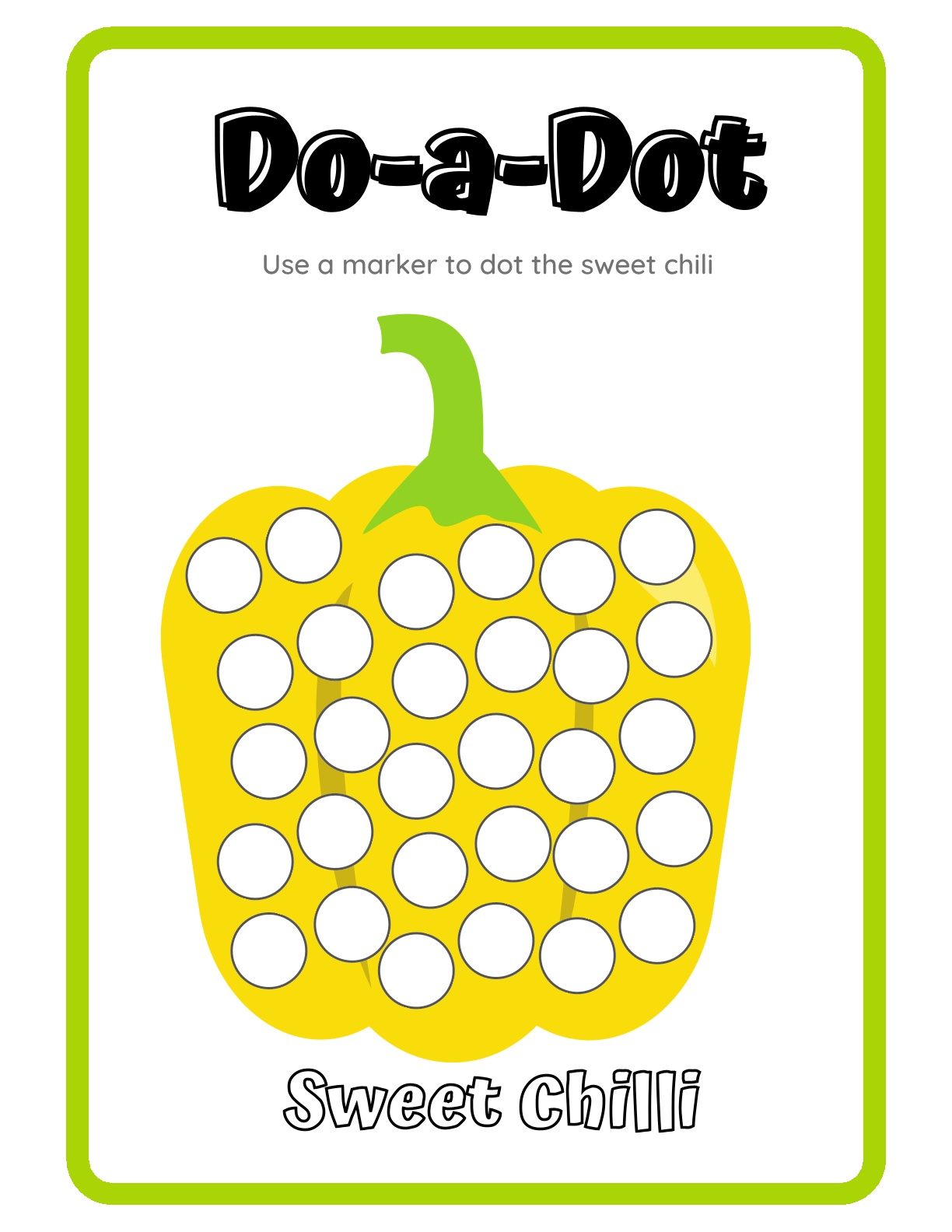 Do-a-dot activities