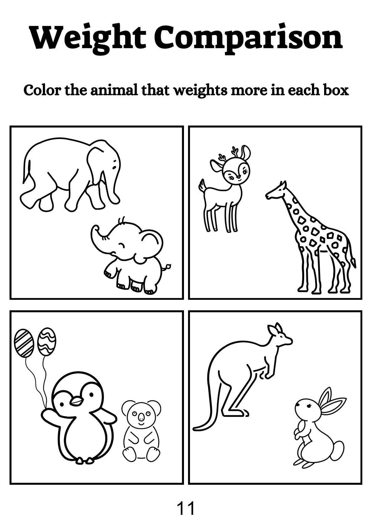 Match and Compare Activities