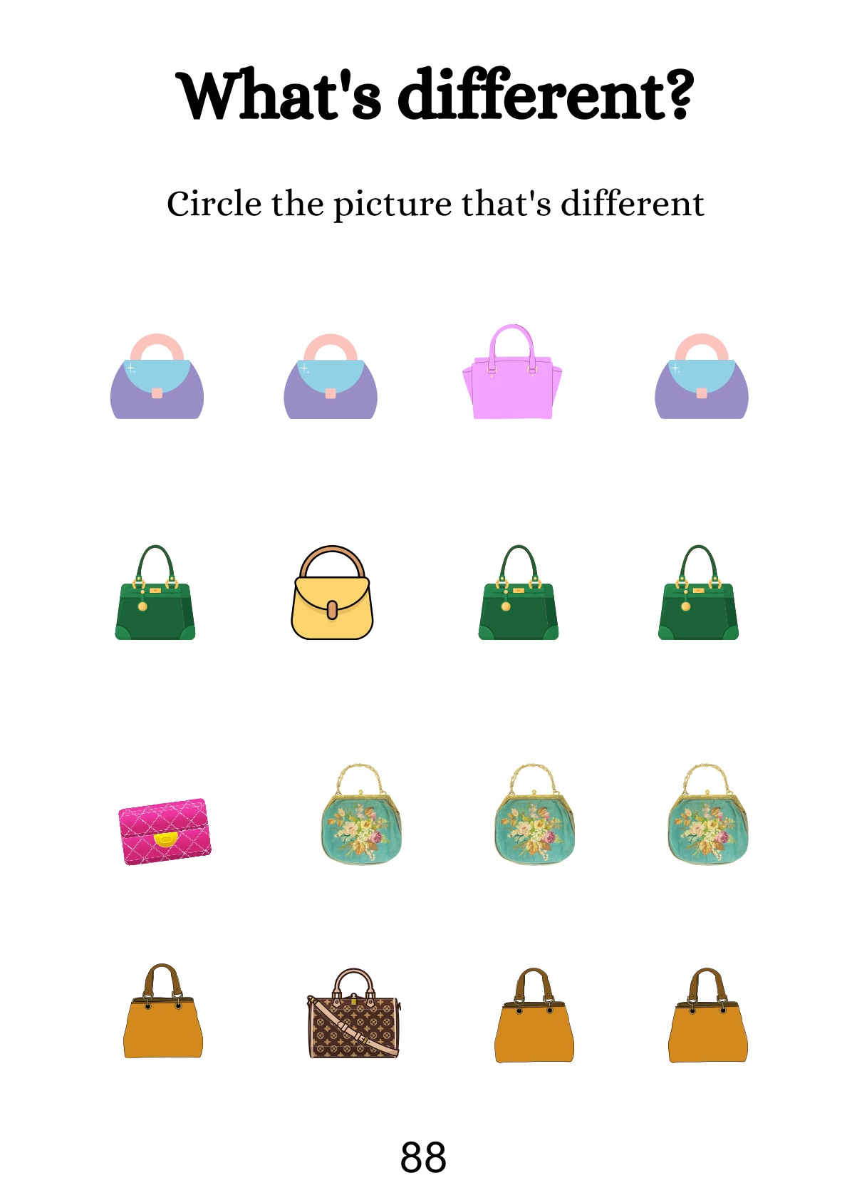 Match and Compare Activities