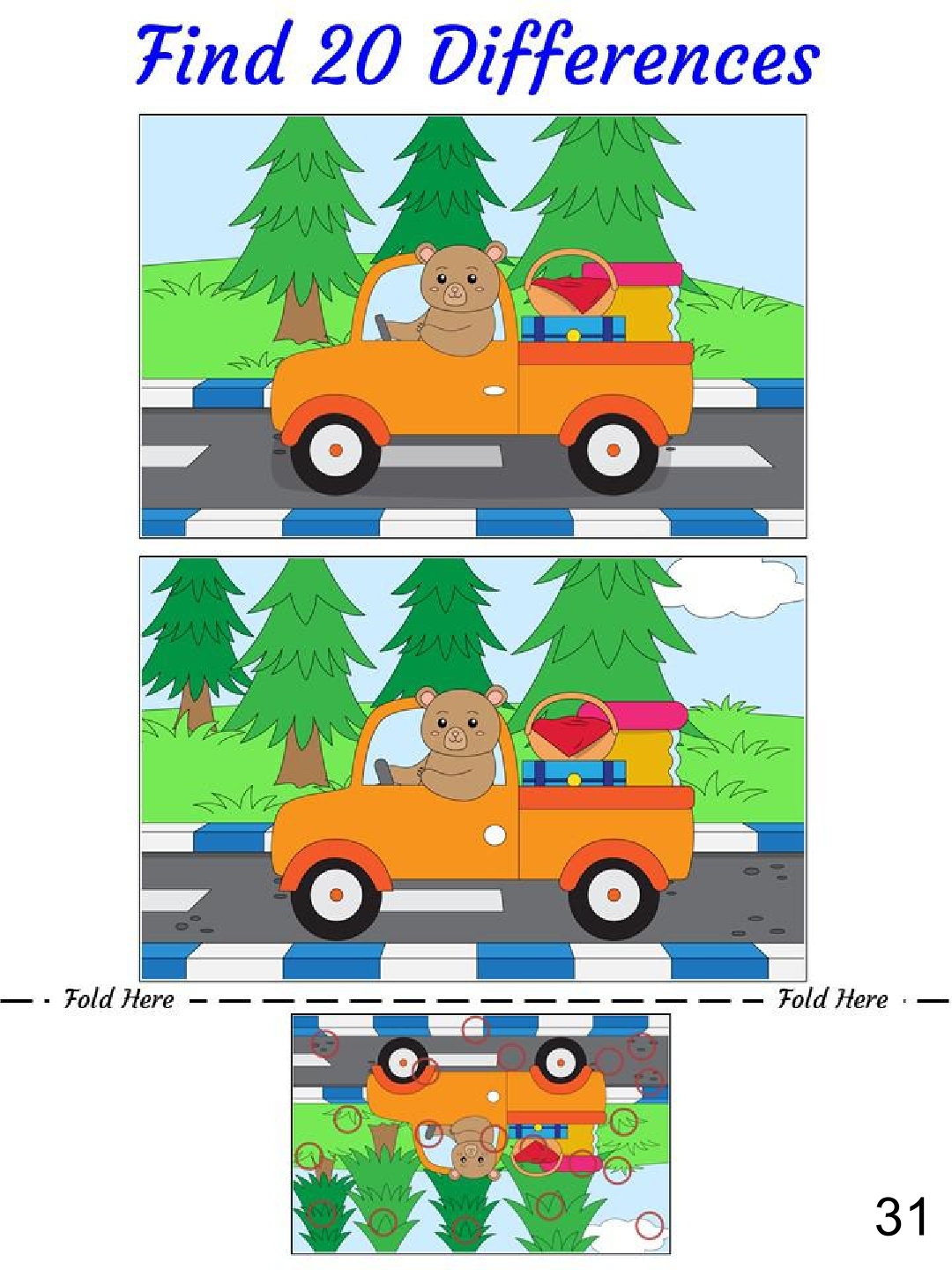 Find The Difference - Animals Version