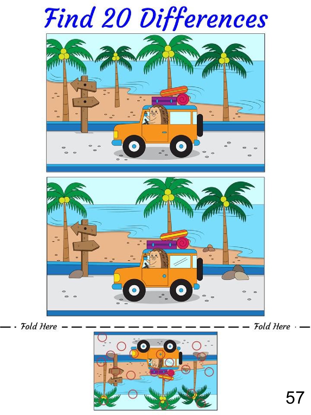 Find The Difference - Animals Version