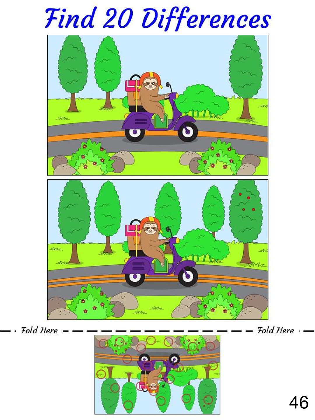 Find The Difference - Animals Version