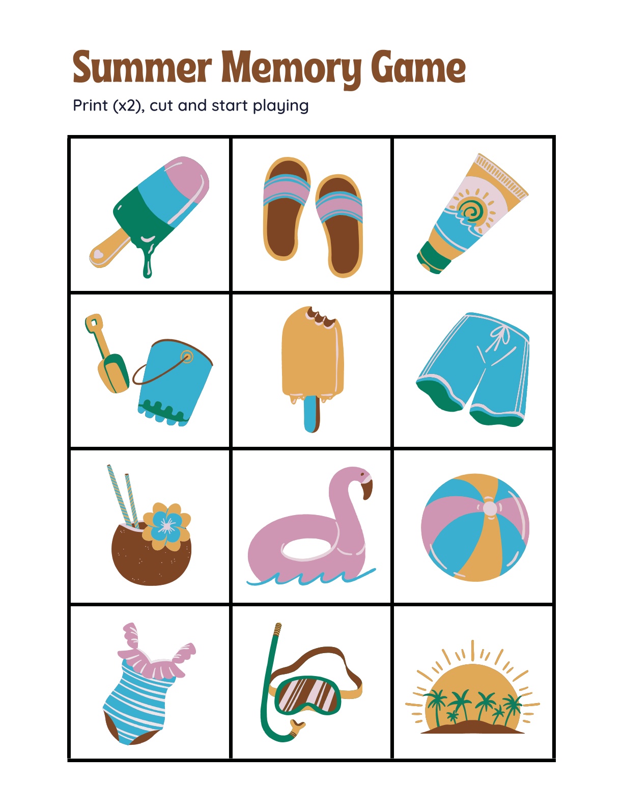 Summer Activities - Sentence Writing, Patterns, Puzzles and more