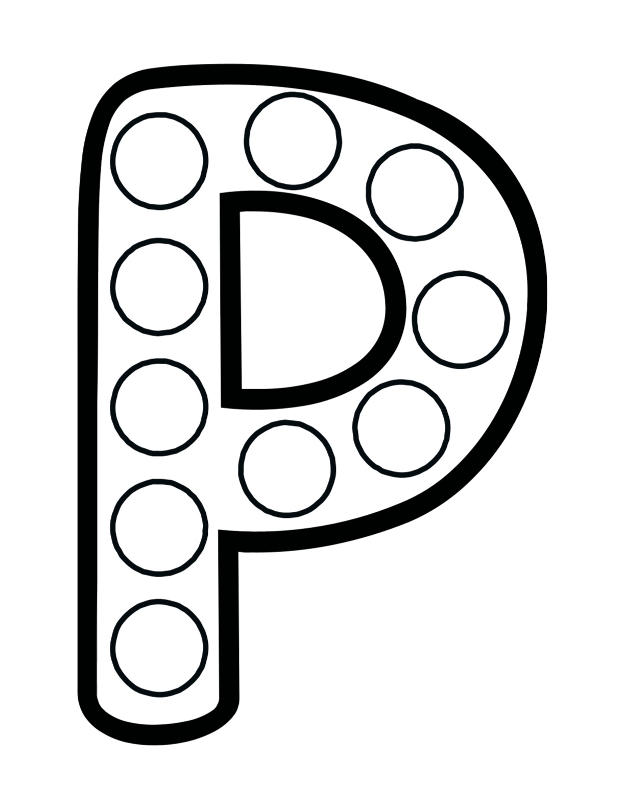 Alphabet Activity - Dab-a-dot