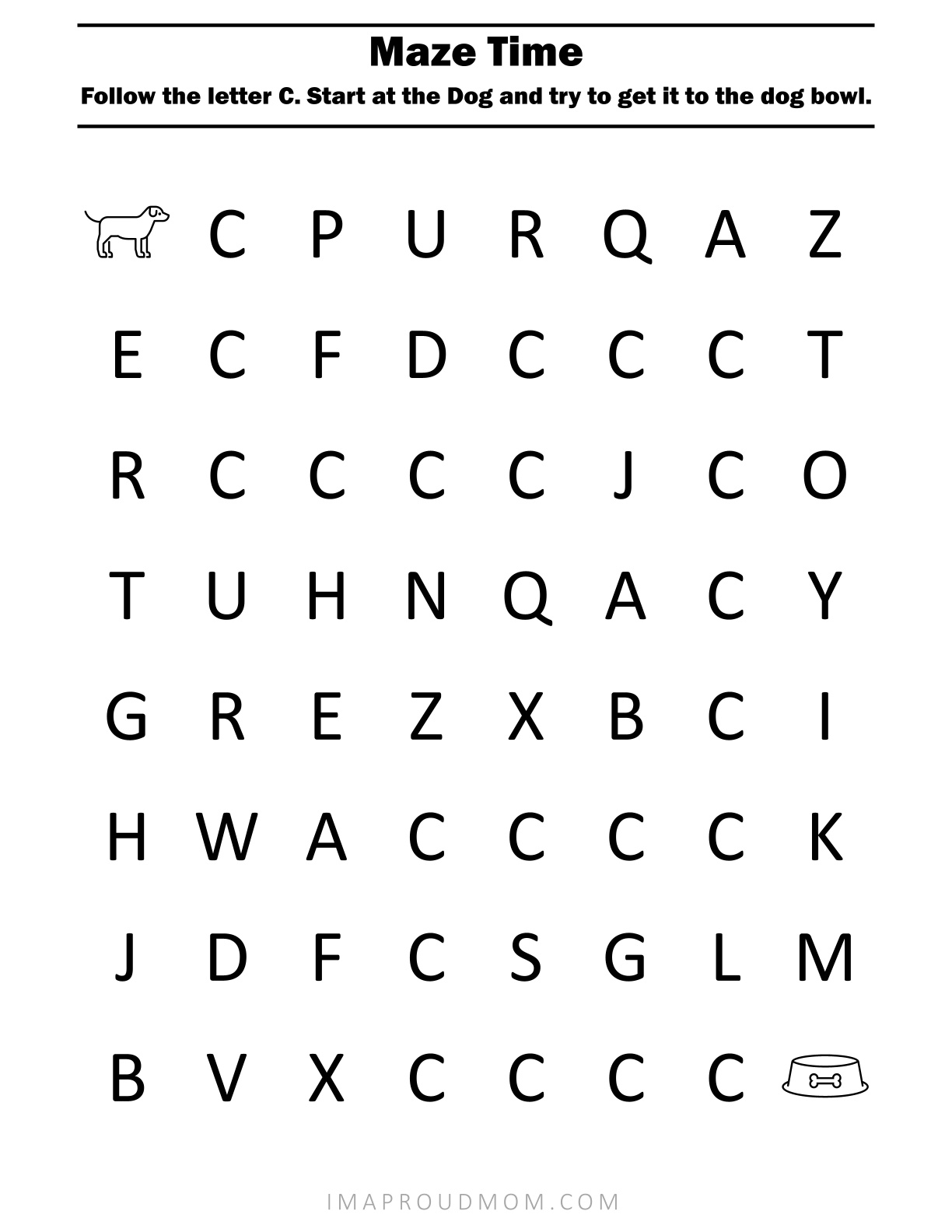 Alphabets - Tracing, Mazes and Matching
