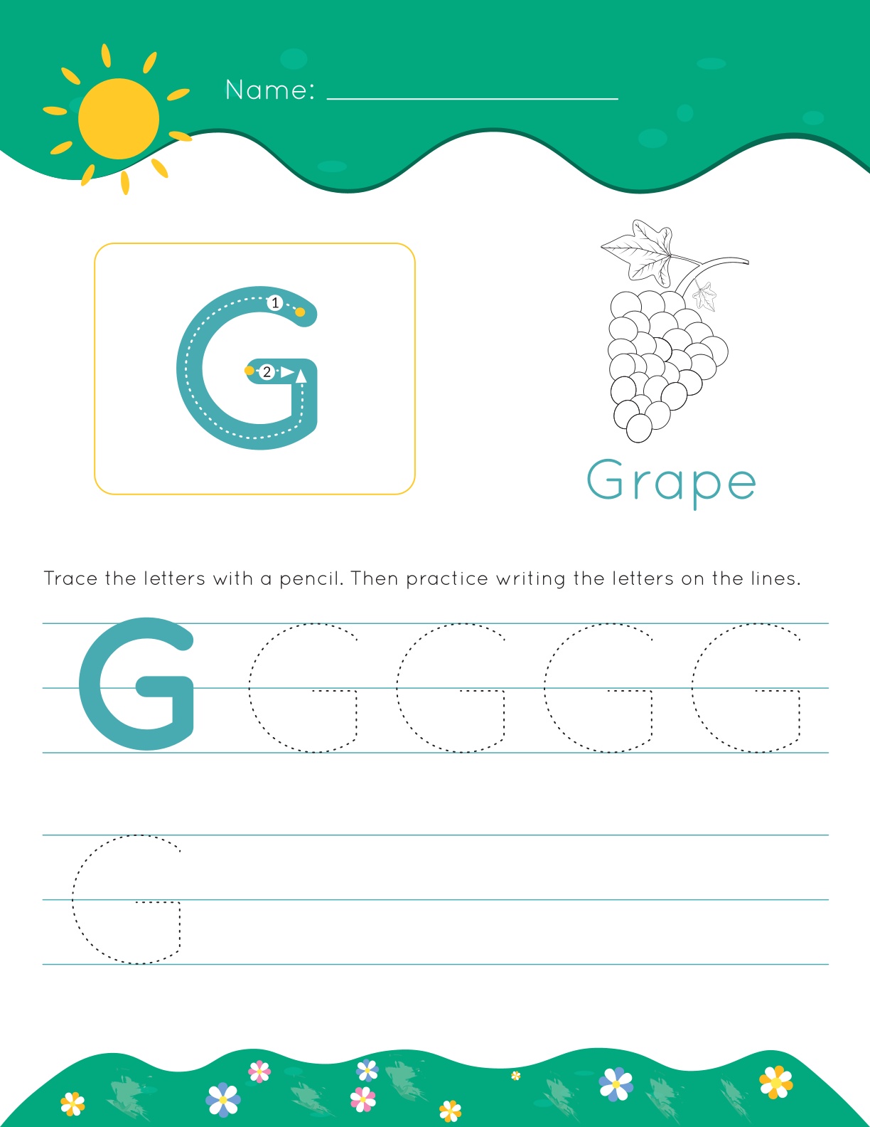Alphabets - Recognition, Tracing, Sounds Identification