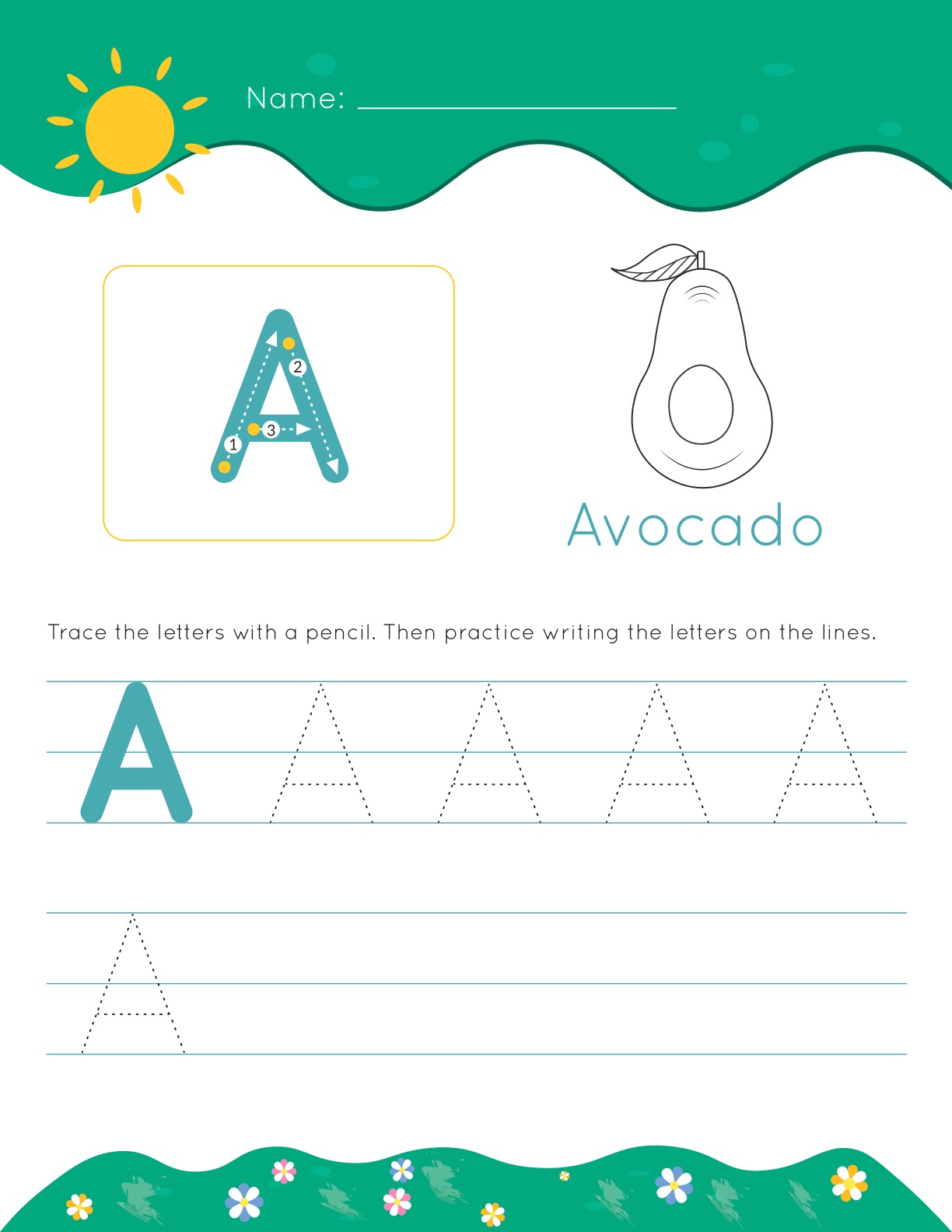Alphabets - Recognition, Tracing, Sounds Identification