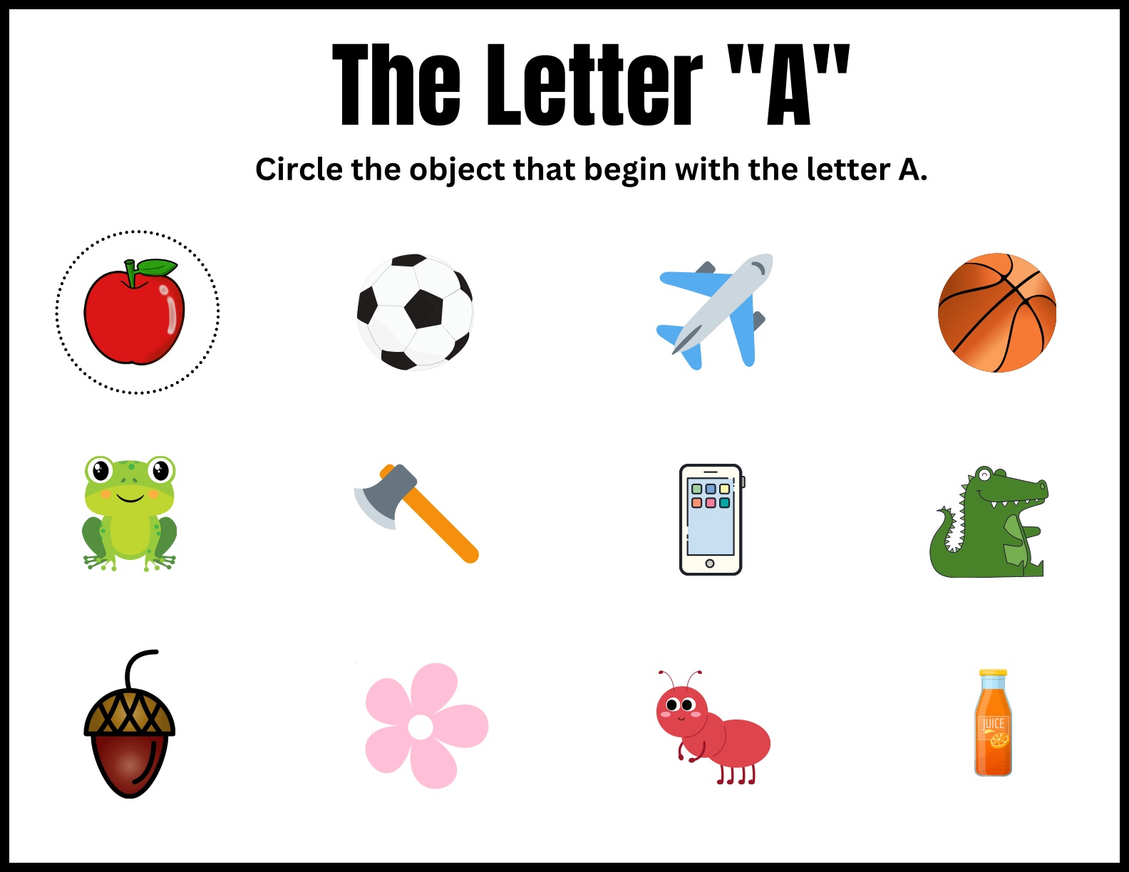 Alphabets - Beginning Sounds and Letter Identification 