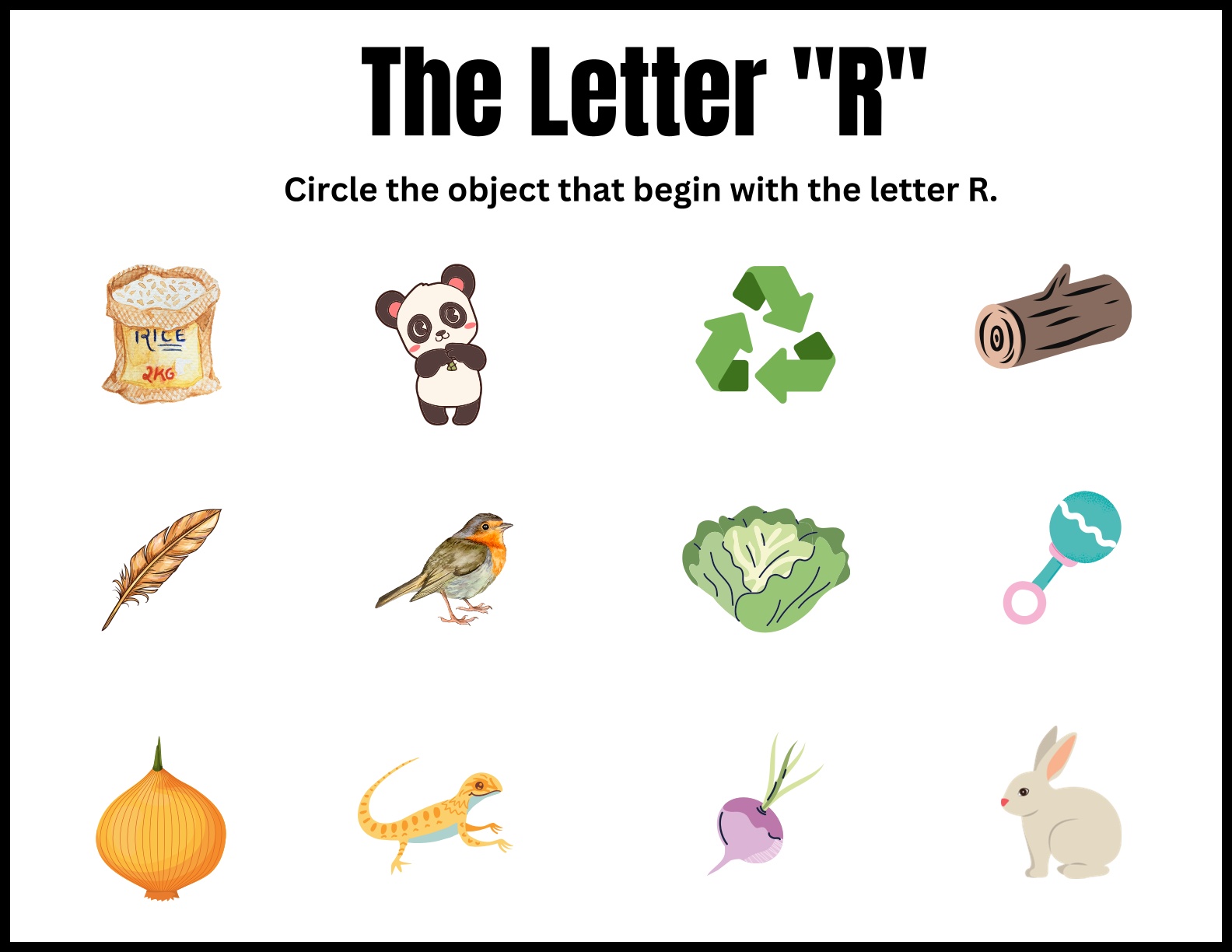 Alphabets - Beginning Sounds and Letter Identification 