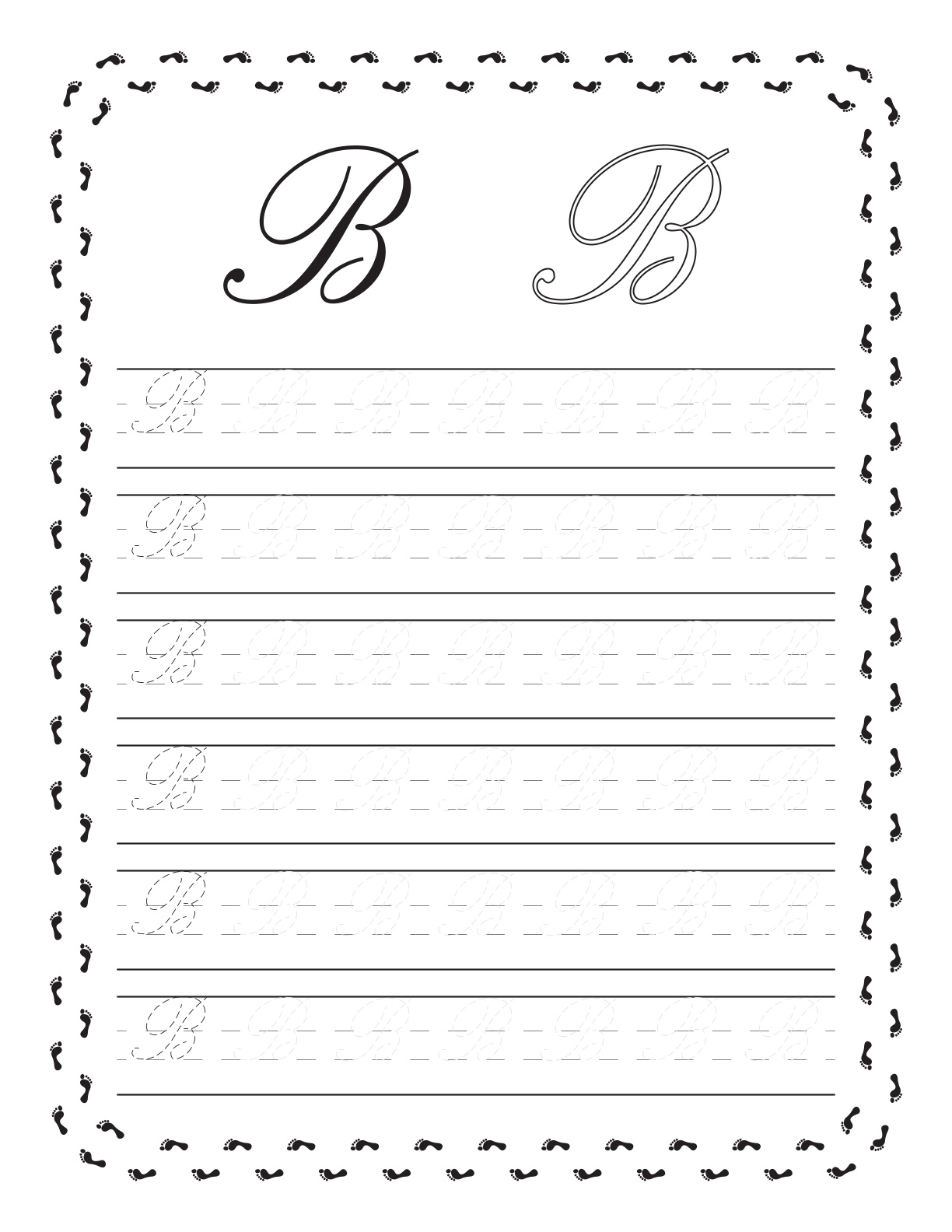 Cursive Letters Tracing