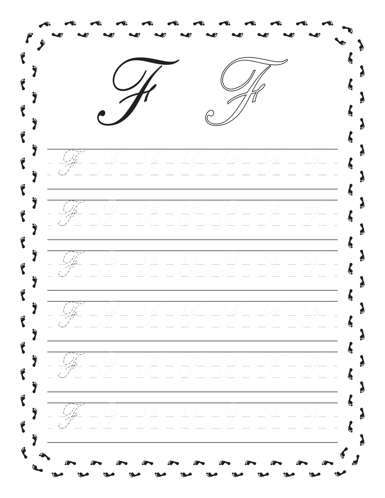 Cursive Letters Tracing