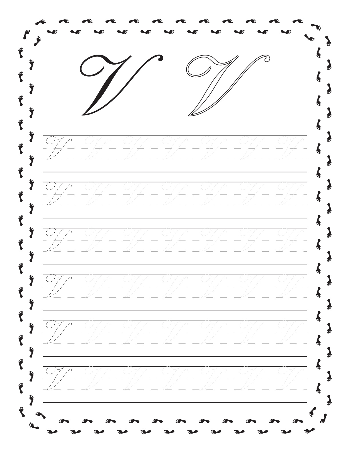 Cursive Letters Tracing