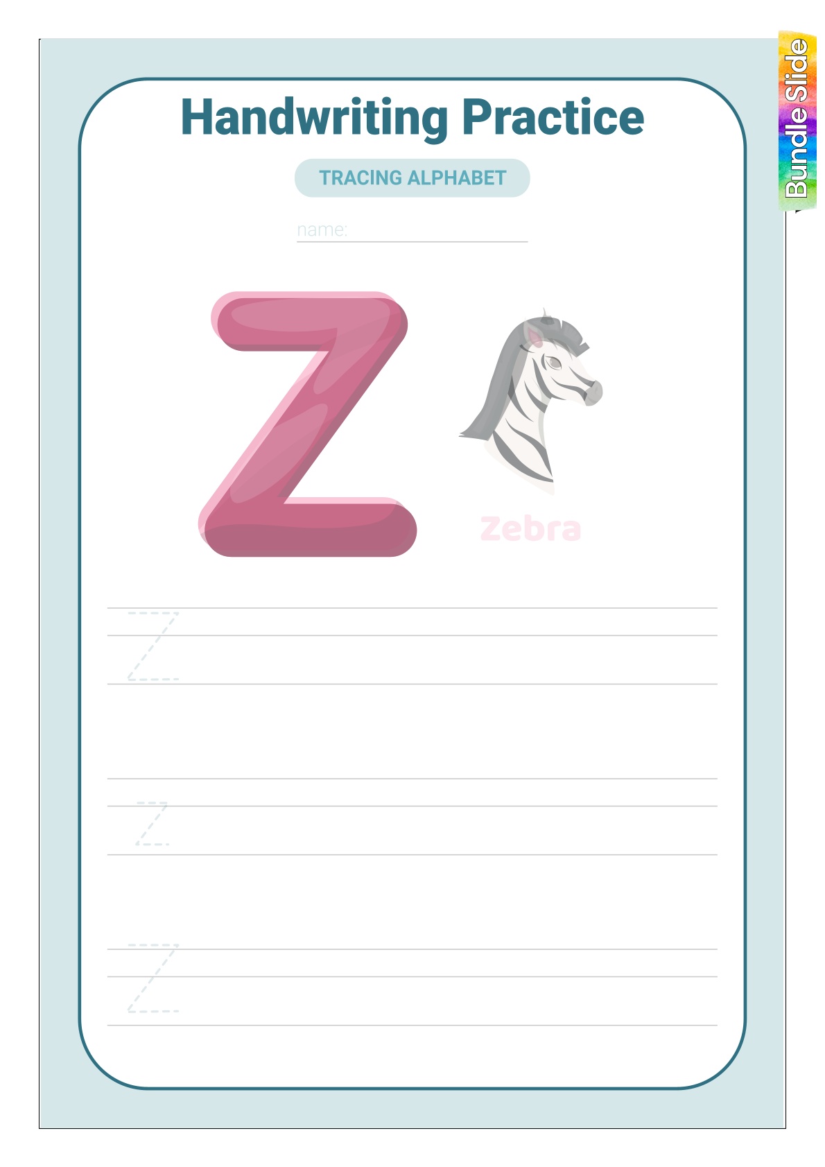 Alphabets - Z