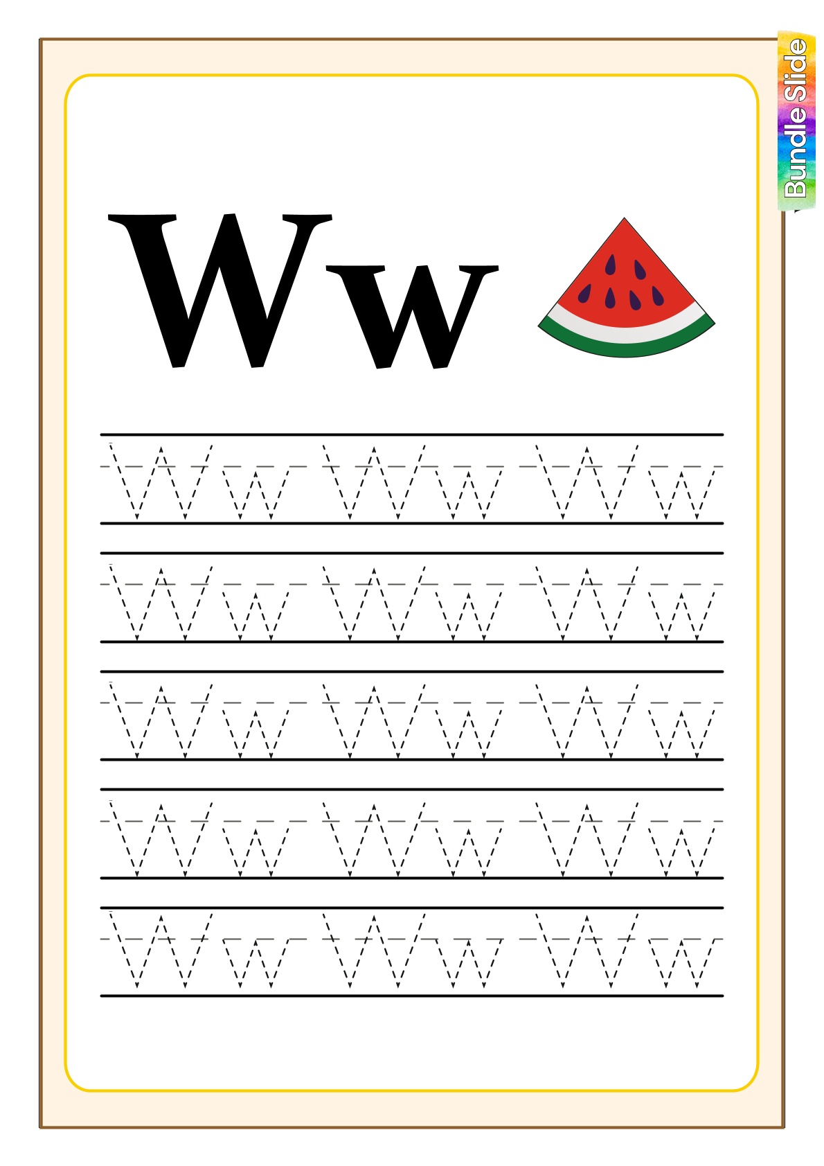 Alphabet - W