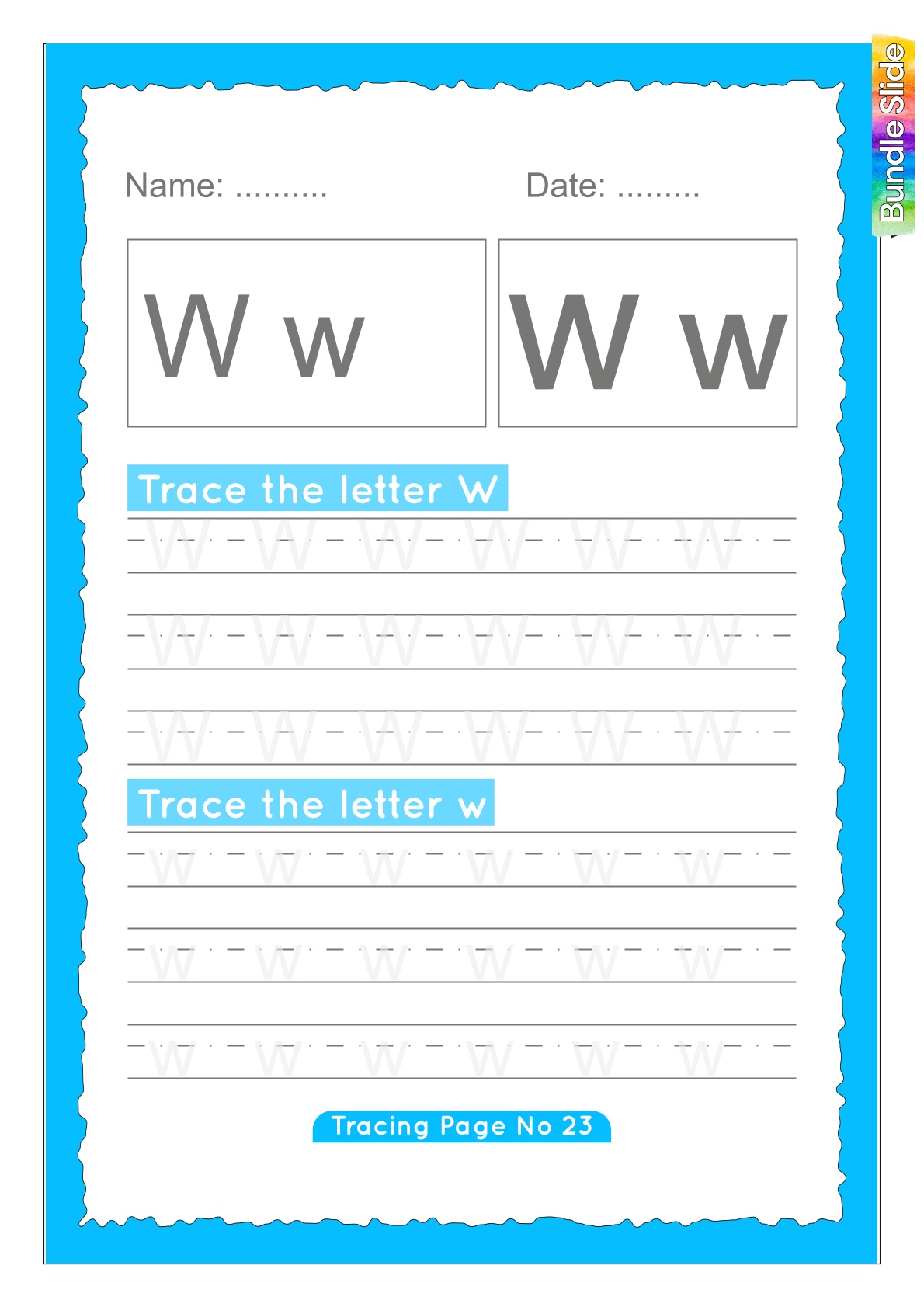 Alphabet - W