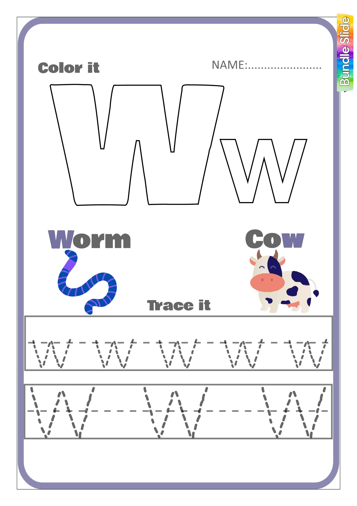 Alphabet - W