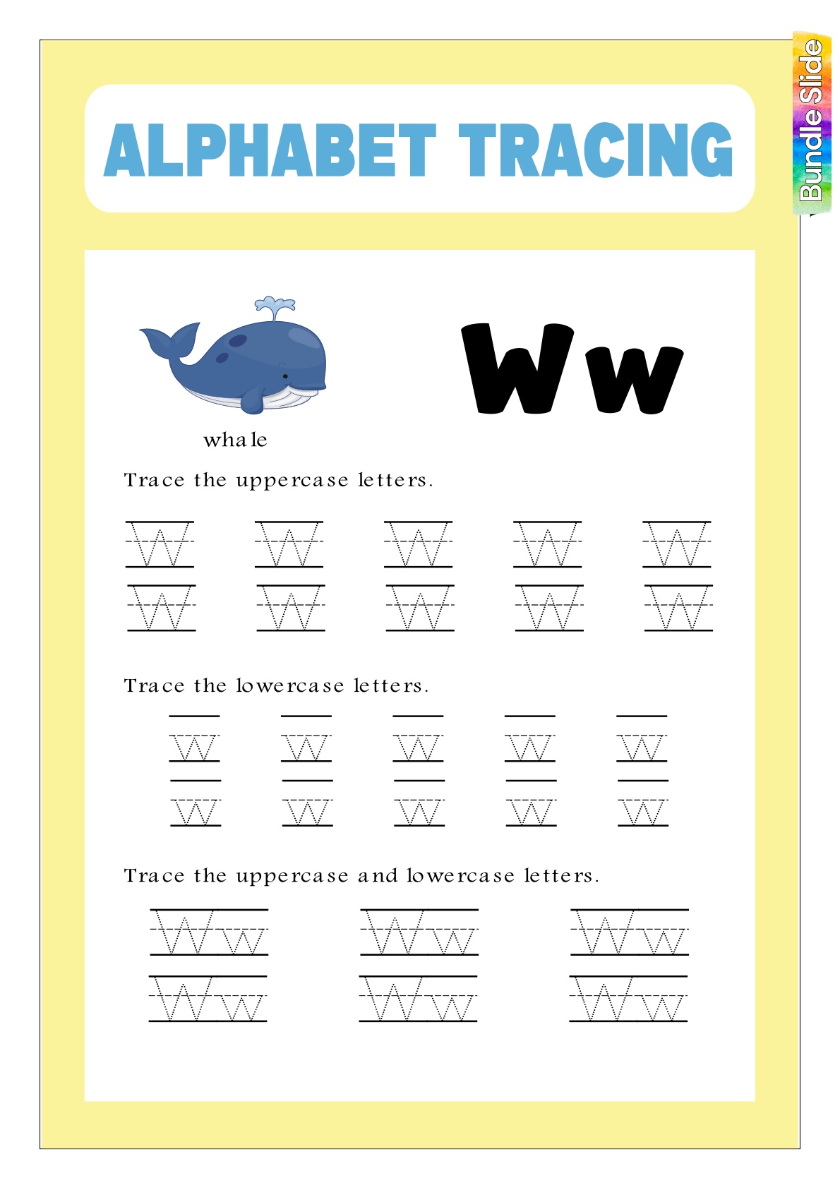 Alphabet - W